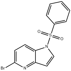 1-(Phenylsulfonyl)-5-broMo-4-azaindole Struktur