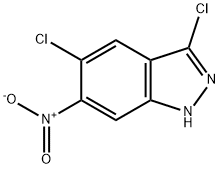 3,5-Dichloro-6-nitro-1H-indazole Struktur