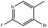 4-BROMO-2-FLUORO-5-METHYLPYRIDINE Struktur