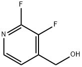 2,3-DIFLUORO-4-(hydroxyMethyl)pyridine Structure