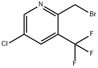 2-(Bromomethyl)-5-chloro-3-(trifluoromethyl)pyridine Struktur