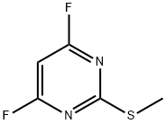 4,6-Difluoro-2-Methylsulfanyl-pyriMidine Struktur