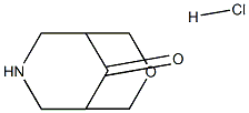 3-Oxa-7-azabicyclo[3.3.1]nonan-9-one HCl Struktur