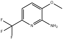 2-AMINO-3-METHOXY-6-(TRIFLUOROMETHYL)PYRIDINE Struktur