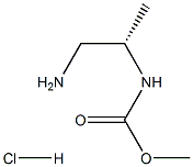 (S)-Methyl 1-aMinopropan-2-ylcarbaMate hydrochloride Struktur