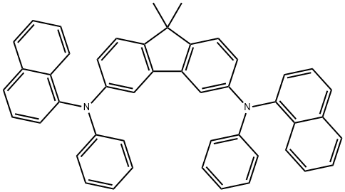 DMFL-NPB , N,N'-Bis(naphthalen-1-yl)- N,N'-bis(phenyl)- Struktur