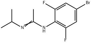 EthaniMidaMide, N-(4-broMo-2,6-difluorophenyl)-N'-(1-Methylethyl)- Struktur