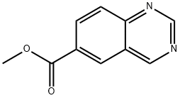 6-Quinazolinecarboxylic acid, Methyl ester Struktur