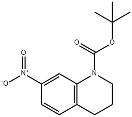 tert-Butyl 7-nitro-3,4-dihydroquinoline-1(2H)-carboxylate Struktur