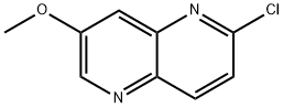 2-Chloro-7-Methoxy-1,5-naphthyridine Struktur