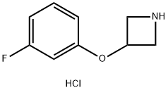 3-(3-Fluorophenoxy)-azetidine HCl Struktur