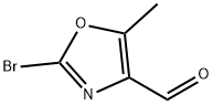 2-BroMo-5-Methyloxazole-4-carbaldehyde Struktur