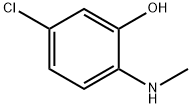 5-Chloro-2-MethylaMino-phenol Struktur