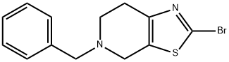 5-Benzyl-2-broMo-4,5,6,7-tetrahydro-thiazolo[5,4-c]pyridine Struktur