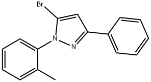 5-BroMo-3-phenyl-1-(o-tolyl)-1H-pyrazole Struktur