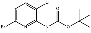 tert-Butyl (6-broMo-3-chloropyridin-2-yl)carbaMate Struktur