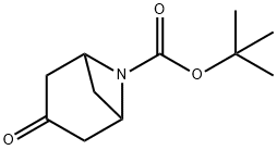 6-Boc-3-oxo-6-azabicyclo[3.1.1]heptane Struktur