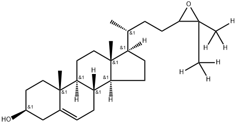 24(R/S),25-EPOXYCHOLESTEROL-D6;24(R/S);25-EPOXYCHOLESTEROL-D6, 1246302-86-2, 結(jié)構(gòu)式