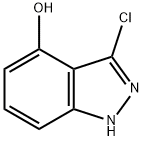 3-Chloro-1H-indazol-4-ol Struktur