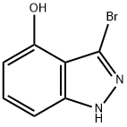 3-BroMo-1H-indazol-4-ol Struktur