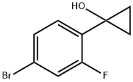 1-(4-BROMO-2-FLUOROPHENYL)CYCLOPROPAN-1-OL Struktur