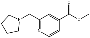 Methyl 2-(pyrrolidin-1-ylMethyl)isonicotinate Struktur