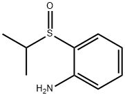 BenzenaMine, 2-[(1-Methylethyl)sulfinyl]- Struktur