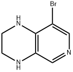 8-BroMo-1,2,3,4-tetrahydropyrido[3,4-b]pyrazine Struktur