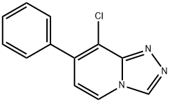 8-Chloro-7-phenyl-[1,2,4]triazolo[4,3-a]pyridine Struktur