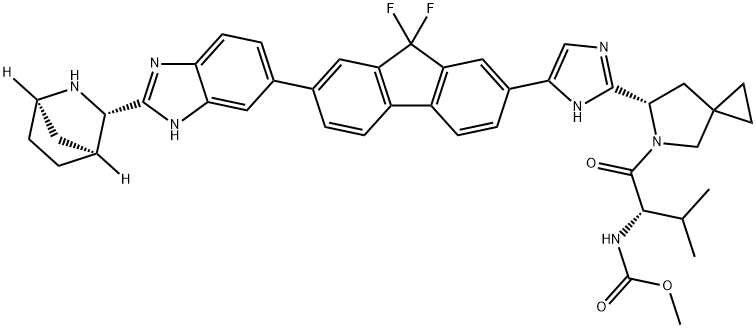 ledipasvir interMediate Struktur