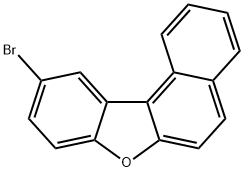 10-bromobenzo[b]naphtho[1,2-d]furan Struktur