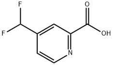 4-(DIFLUOROMETHYL)PYRIDINE-2-CARBOXYLIC ACID Struktur