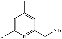 (6-Chloro-4-Methylpyridin-2-yl)MethanaMine Struktur