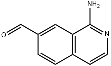 1-AMino-7-isoquinolinecarboxaldehyde Structure