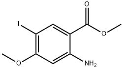 Methyl 2-aMino-5-iodo-4-Methoxybenzoate Struktur