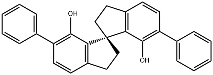 (1S)-2,2',3,3'-tetrahydro-6,6'-diphenyl-1,1'-Spirobi[1H-indene]-7,7'-diol Struktur