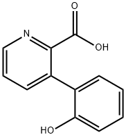 3-(2-Hydroxyphenyl)picolinic acid Struktur