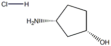 (1S,3R)-3-AMinocyclopentanol hydrochloride Struktur