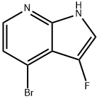 4-BroMo-3-fluoro-7-azaindole Struktur