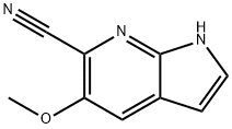 5-Methoxy-6-cyano-7-azaindole Struktur