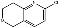 5H-Pyrano[4,3-b]pyridine, 2-chloro-7,8-dihydro- Struktur