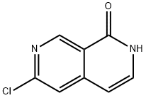 6-Chloro-2,7-naphthyridin-1(2H)-one Struktur