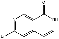 6-BroMo-2,7-naphthyridin-1(2H)-one Struktur