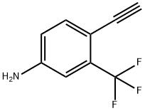 4-ethynyl-3-(trifluoroMethyl)aniline Struktur