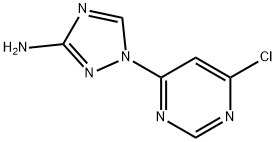 1-(6-ChloropyriMidin-4-yl)-1H-1,2,4-triazol-3-aMine Struktur