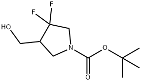 1-Boc-3,3-difluoro-4-(hydroxyMethyl)pyrrolidine Struktur