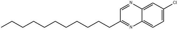 6-Chloro-2-undecylquinoxaline Struktur