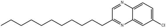 7-Chloro-2-undecylquinoxaline Struktur