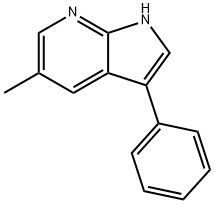 5-Methyl-3-phenyl-7-azaindole Struktur