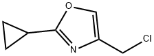 4-(ChloroMethyl)-2-cyclopropyloxazole Struktur